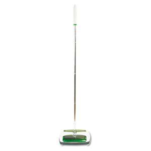 3M/COMMERCIAL TAPE DIV. Quick Floor Sweeper, Rubber Bristles, 42" Aluminum Handle, White