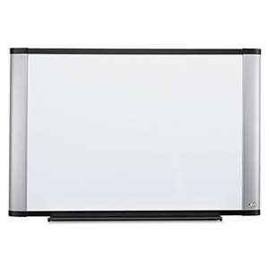 3M/COMMERCIAL TAPE DIV. Melamine Dry Erase Board, 96 x 48, Aluminum Frame