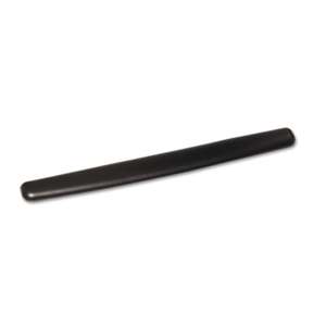 3M/COMMERCIAL TAPE DIV. Gel Thin Wrist Rest, Extended Length, Black Leatherette