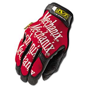 MECHANIX WEAR The Original Work Gloves, Red/Black, Large