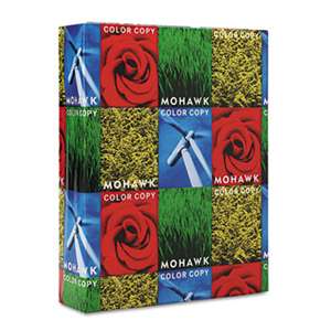 MOHAWK FINE PAPERS Copier 100% Recycled Paper, 94 Brightness, 28lb 8-1/2x11, PC White, 500 Sheets