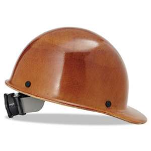 SAFETY WORKS Skullgard Protective Hard Hats, Ratchet Suspension, Size 6 1/2 - 8, Natural Tan