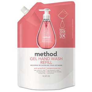 METHOD PRODUCTS INC. Gel Hand Wash Refill, Pink Grapefruit, 34 oz Pouch