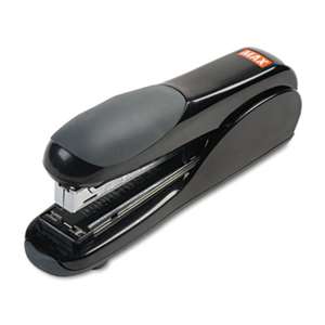 MAX USA CORP. Flat-Clinch Standard Stapler, 30-Sheet Capacity, Black