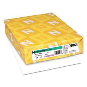 NEENAH PAPER ENVIRONMENT PCF Recycled Paper, 24lb, 95 Bright, 8 1/2 x 11, 500 Sheets