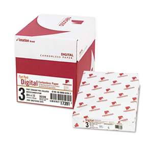 NEKOOSA COATED PRODUCTS LLC Fast Pack Digital Carbonless Paper, 8-1/2 x 11, White/Canary/Pink, 2500/Carton