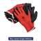 NORTH SAFETY PRODUCTS NorthFlex Red Foamed PVC Gloves, Red/Black, Size 10X-Large, 12 Pairs