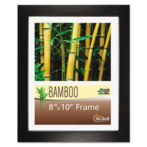NU-DELL MANUFACTURING Bamboo Frame, 8 x 10, Black