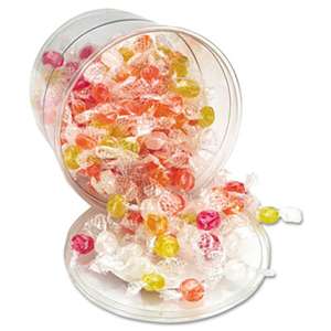 OFFICE SNAX, INC. Sugar-Free Hard Candy Assortment, Individually Wrapped, 160-Pieces/Tub
