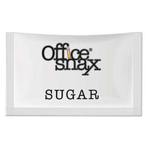 OFFICE SNAX, INC. Premeasured Single-Serve Sugar Packets, 1200/Carton