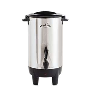 ORIGINAL GOURMET FOOD COMPANY 30-Cup Percolating Urn, Stainless Steel