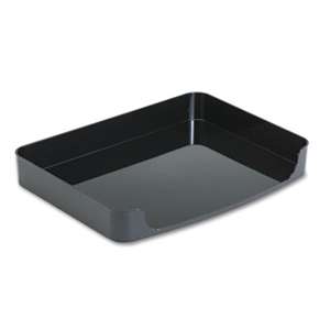 OFFICEMATE INTERNATIONAL CORP. 2200 Series Side-Loading Desk Tray, Plastic, 8 1/2 x 11, Black