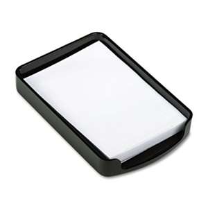 OFFICEMATE INTERNATIONAL CORP. 2200 Series Memo Holder, Plastic, 4w x 6d, Black