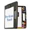 OFFICEMATE INTERNATIONAL CORP. Portable Dry Erase Clipboard Case, 4 Compartments, 1/2" Capacity, Charcoal