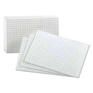 ESSELTE PENDAFLEX CORP. Grid Index Cards, 3 x 5, White, 100/Pack