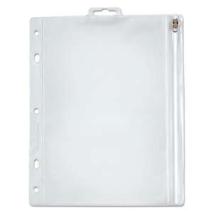 ESSELTE PENDAFLEX CORP. Zippered Ring Binder Pocket, 10 1/2 x 8, Clear