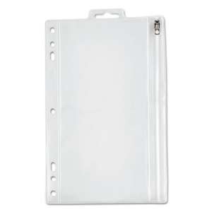 ESSELTE PENDAFLEX CORP. Zippered Ring Binder Pocket, 9 1/2 x 6, Clear