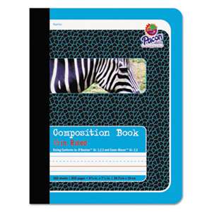 PACON CORPORATION Composition Book, 1/2 Ruling, 9 3/4 x 7 1/2, 100 Sheets