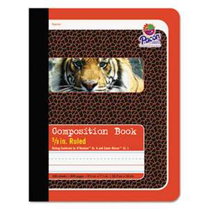 PACON CORPORATION Composition Book, 5/8 Ruling, 9 3/4 x 7 1/2, 100 Sheets