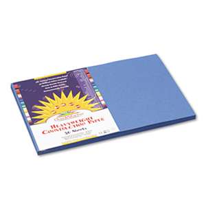 PACON CORPORATION Construction Paper, 58 lbs., 12 x 18, Blue, 50 Sheets/Pack