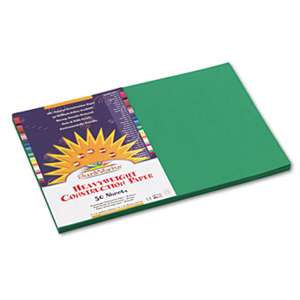 PACON CORPORATION Construction Paper, 58 lbs., 12 x 18, Holiday Green, 50 Sheets/Pack