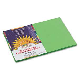 PACON CORPORATION Construction Paper, 58 lbs., 12 x 18, Bright Green, 50 Sheets/Pack