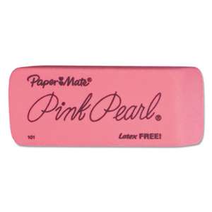 SANFORD Pink Pearl Eraser, Large, 12/Box