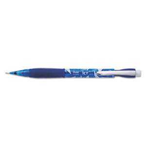 PENTEL OF AMERICA Icy Mechanical Pencil, .5mm, Trans Blue, Dozen