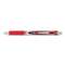 PENTEL OF AMERICA EnerGel RTX Retractable Liquid Gel Pen, .7mm, Black/Gray Barrel, Red Ink