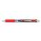 PENTEL OF AMERICA EnerGel RTX Retractable Liquid Gel Pen, .7mm, Needle, Black/Gray Barrel, Red Ink