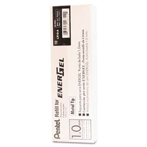 PENTEL OF AMERICA Refill for Pentel EnerGel Retractable Liquid Gel Pens, Bold, Black Ink