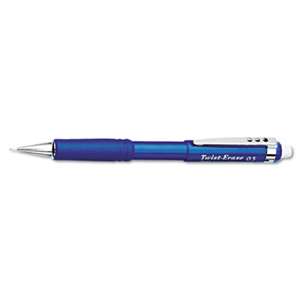 PENTEL OF AMERICA Twist-Erase III Mechanical Pencil, 0.5 mm, Blue Barrel