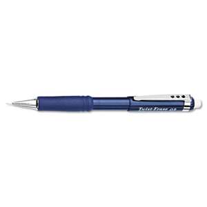 PENTEL OF AMERICA Twist-Erase III Mechanical Pencil, 0.9 mm, Blue Barrel