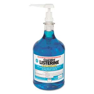 JOHNSON & JOHNSON Listerine Cool Mint Mouthwash, 1 Gallon Pump