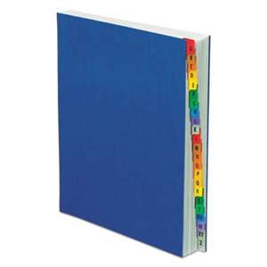 ESSELTE PENDAFLEX CORP. PressGuard Expanding Desk File, A-Z, Letter, Acrylic-Coated Pressboard, Blue