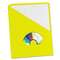 ESSELTE PENDAFLEX CORP. Essentials Slash Pocket Project Folders, 3 Holes, Letter, Yellow, 25/Pack