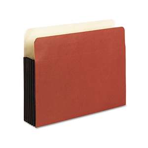 ESSELTE PENDAFLEX CORP. Watershed 5 1/4 Inch Expansion File Pockets, Straight Cut, Letter, Redrope