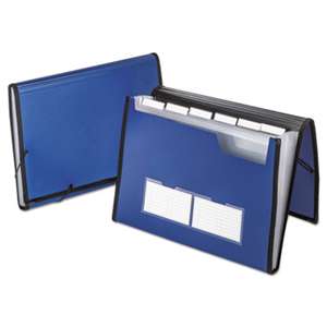 ESSELTE PENDAFLEX CORP. Professional Expanding Document Organizer, Letter, 7 Pockets, Blue