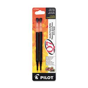 PILOT CORP. OF AMERICA Refill for Retractable Gel Roller Ball Pen, Fine, Black Ink
