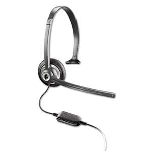 PLANTRONICS, INC. M214C Over-the-Head Mobile/Cordless Phone Headset w/Noise Canceling Mic