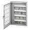 PM COMPANY Locking Key Cabinet, 100-Key, Steel, Gray, 16 1/2 x 3 x 22 1/2