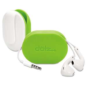 PARIS BUSINESS PRODUCTS Flex Earbud Wrap, Lime Green