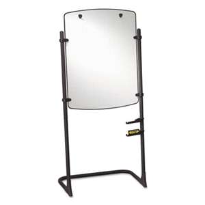 QUARTET MFG. Total Erase Presentation Dry Erase Easel, 31 x 41, White, Black Steel Frame