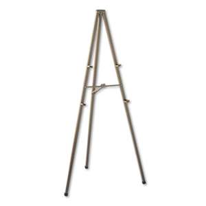 Quartet 21E Tripod Display Easel, 72" High, Steel, Bronze