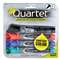 QUARTET MFG. EnduraGlide Dry Erase Marker, Chisel Tip, Assorted Colors, 4/Set