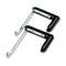 QUARTET MFG. Adjustable Cubicle Hangers, 1 1/2" - 3" Panels, Aluminum/Black, 2/Set