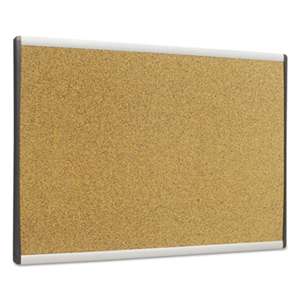 QUARTET MFG. ARC Frame Cork Cubicle Board, 14 x 24, Tan, Aluminum Frame