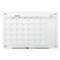 QUARTET MFG. Infinity Magnetic Glass Calendar Board, 36 x 24