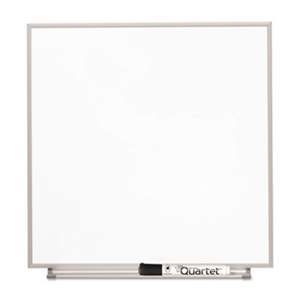 QUARTET MFG. Matrix Magnetic Boards, Painted Steel, 48 x 31, White, Aluminum Frame