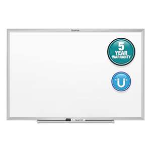 QUARTET MFG. Classic Magnetic Whiteboard, 36 x 24, Silver Frame